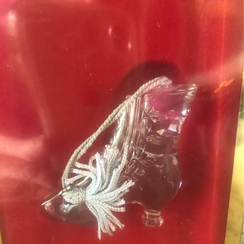 Lenox Crystal boot ornament
